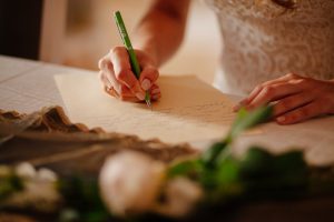 writing vows