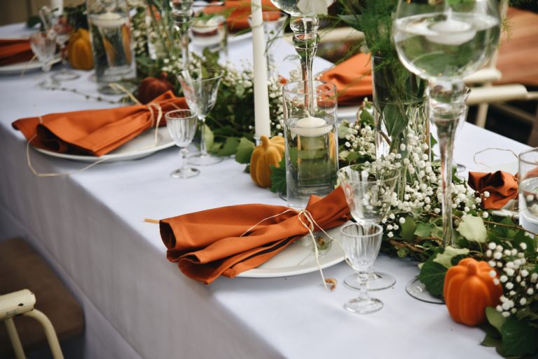 fall wedding decor