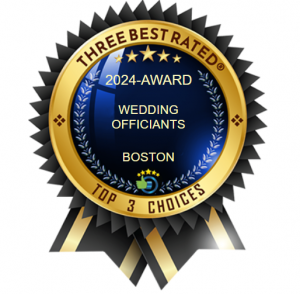 2024 award for top 3 wedding officiant boston