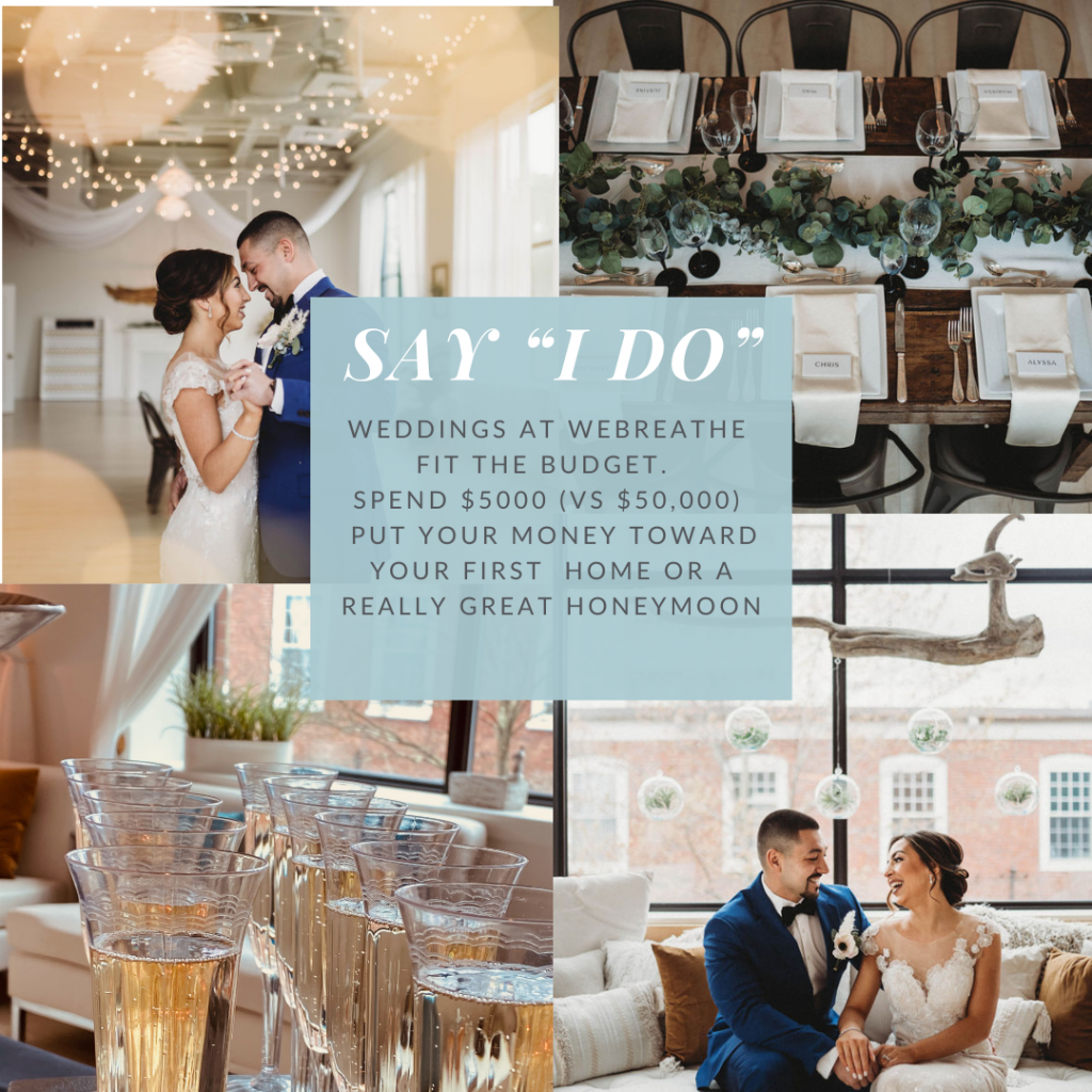 webreathe wellness wedding location flyer